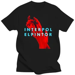 2024 summer S-5XL INTERPOL El Pintor Album Indie shirts  one piece Rock Band black White Men's T-shirt harajuku men clothing new