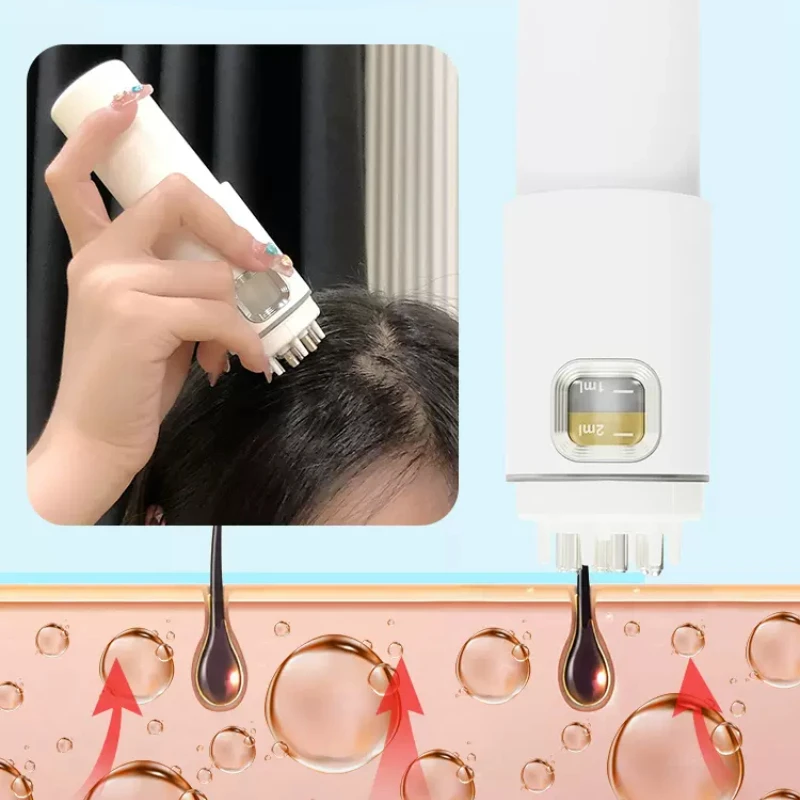 Scalp Prescription Minoxidil 1 Ml Ball Massage Comb Dosing Daub
