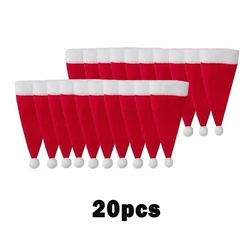 Festive Christmas Tableware Bag Holder & Cutlery Decoration (20pcs)