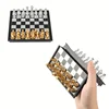 Mini Magnetic Chess Board Games, Small Portable Folding Chess  Classic Backgammon Checkers Travel Set Toys for Kids Adult Gift 1
