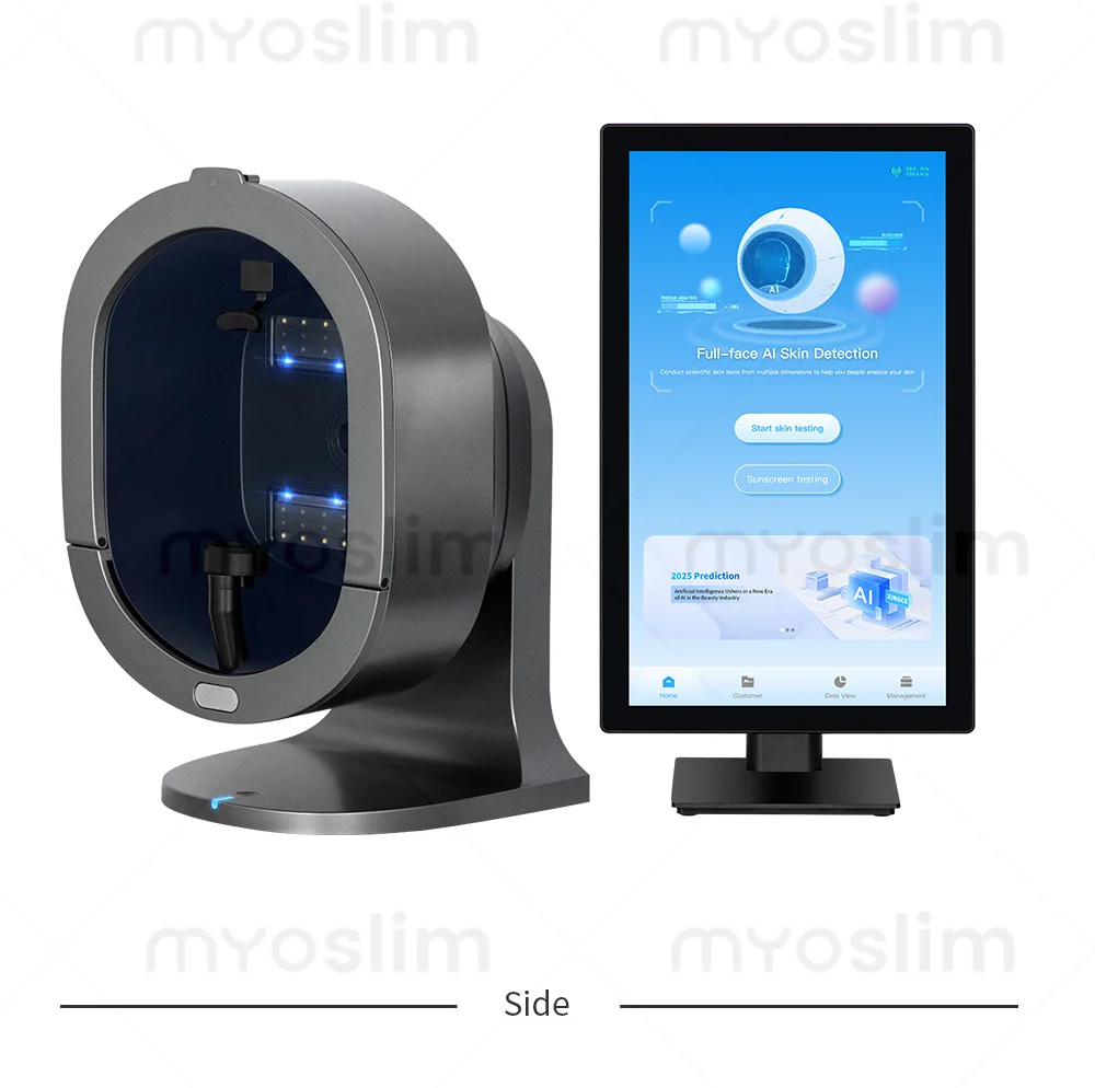 X5 Hautanalyse-Gerät Magic Mirror 3D Digitaler Gesichtsanalysator KI-Intelligentes Bildgebungsgerät Detektor für Kopfhaut-Gesundheitsanalyse – Detail 16