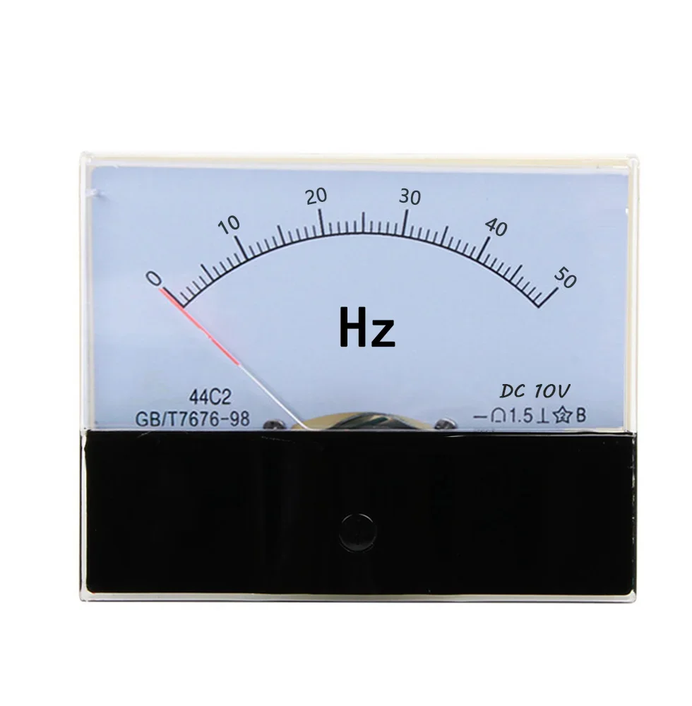 

44C2-50HZ DC10V 4-20mA pointer DC frequency meter Hertz magnetometer