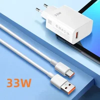 Быстрое зарядное устройство QC 3.0, кабель USB Type C, 33 Вт, 6 А, быстрая зарядка, турбозарядка, адаптер для зарядного устройства для мобильного телефона для Samsung Xiaomi 2026, новинка — изображение 5