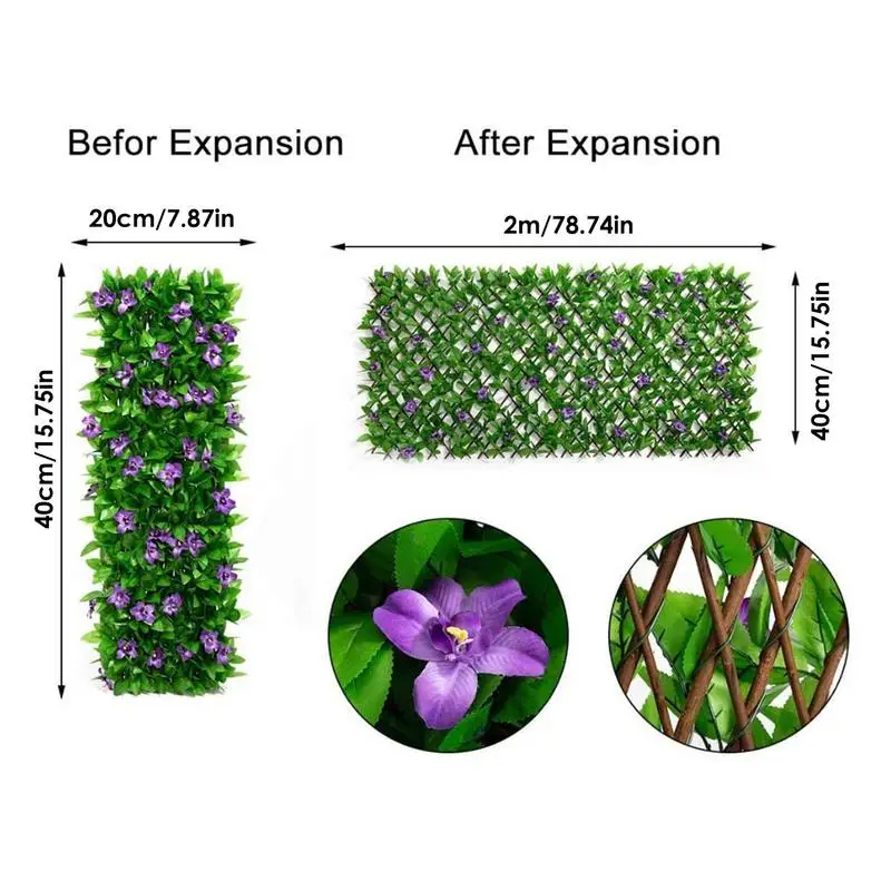 Artificial Leaf Privacy Hedge Screen 6