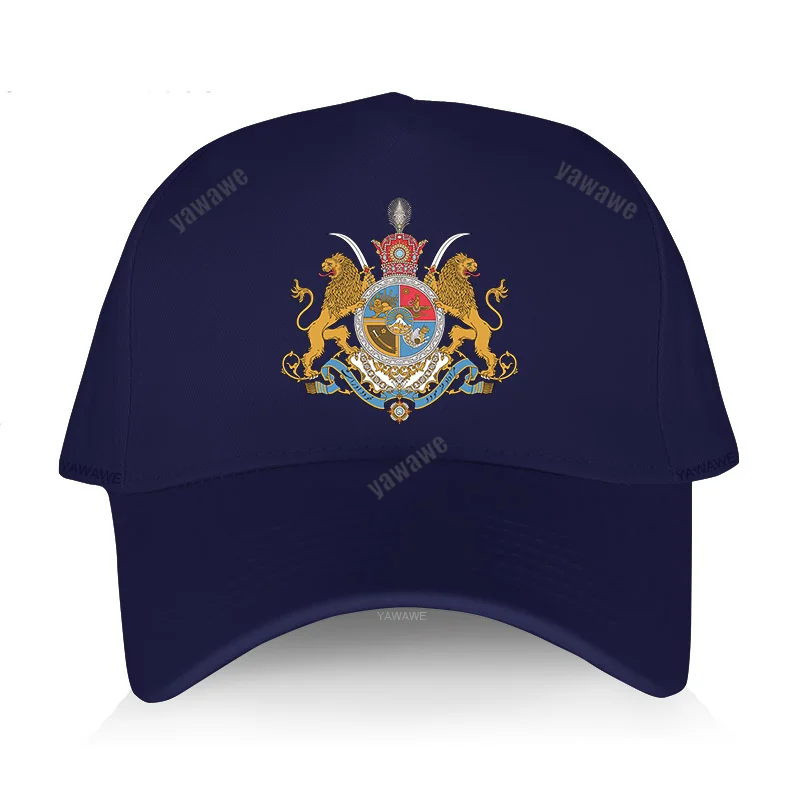 Men Baseball Cap adjustable Arms of Iranian Shahs iran 1979 coat arms persia lion shah crown