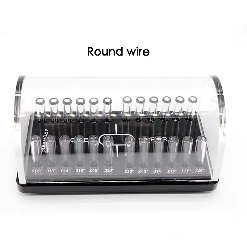 Orthodontic Bow Box Square Wire Round Wire Sorting Frame Pre-Formed Bow Placing Box Nickel-Titanium 1pcs