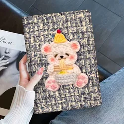 Elegant Book Flip Stand Smart Tablet Case for XX Pad Pro 12.7 2025 (Gouzheng xiaoxiong)