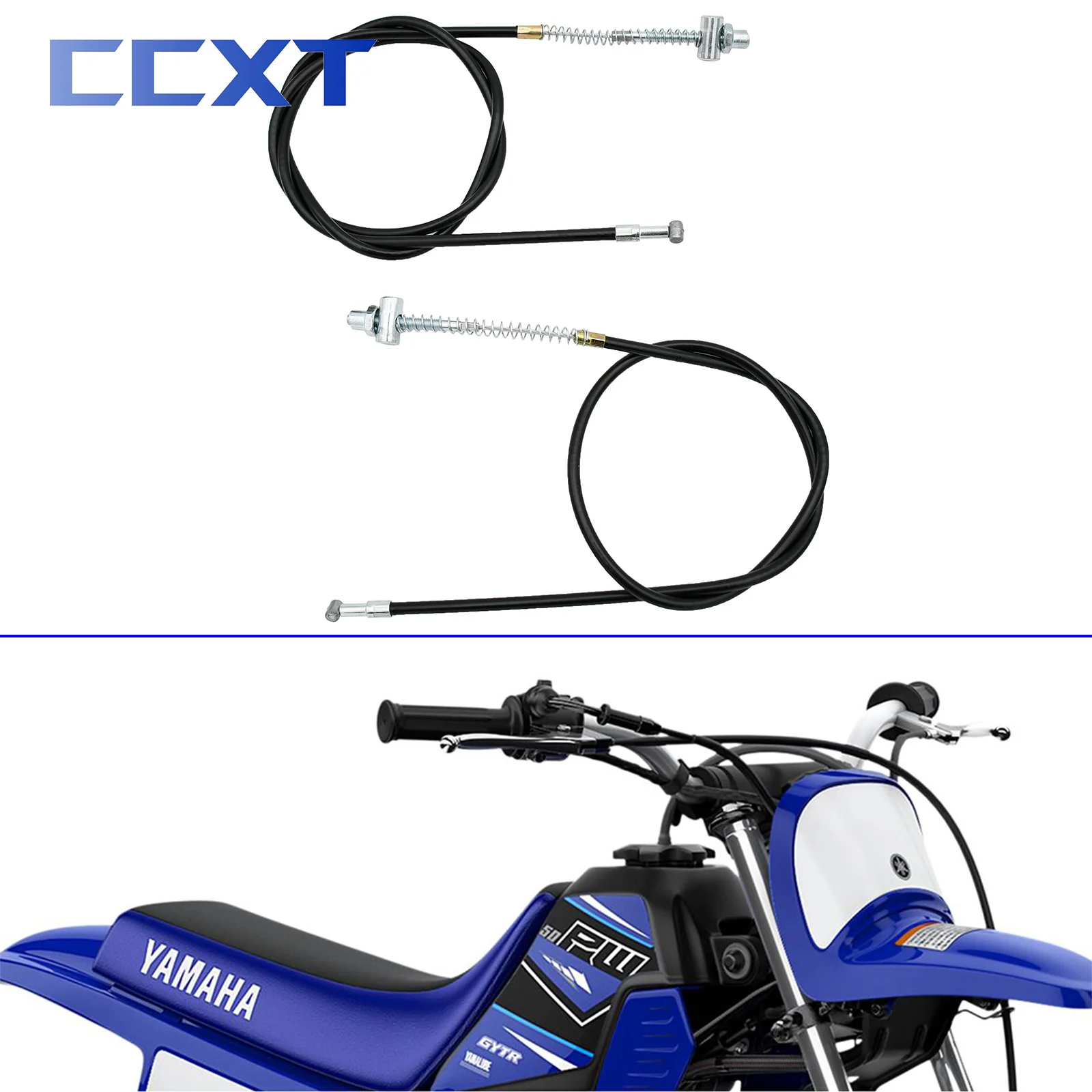 Cavo Freno Anteriore E Posteriore Per Moto Per Yamaha Pw50 Py50 50Cc 1981-2009 Cavo Freno A Tamburo Dirt Bike Kids Bike Parti Universali