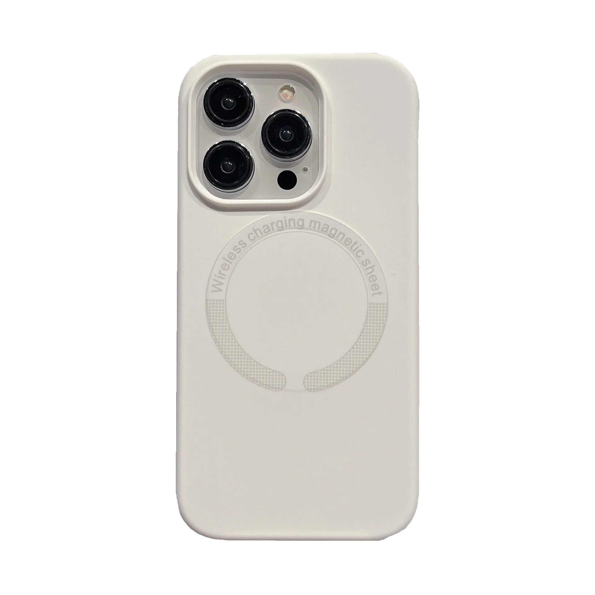 Liquid Silicone Case For Magsafe Mag Safe iPhone 15 Pro Max 14 Plus 13 12 15Pro 13Pro 14Pro 12Pro Black Phone Cover_voghion.com