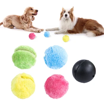 Magic Rolling Ball Toy Activation Ball Dog Cat Interactive Funny Chew Plush Electric Self-Moving Motion Ball Pet Dog Cat Toys 1