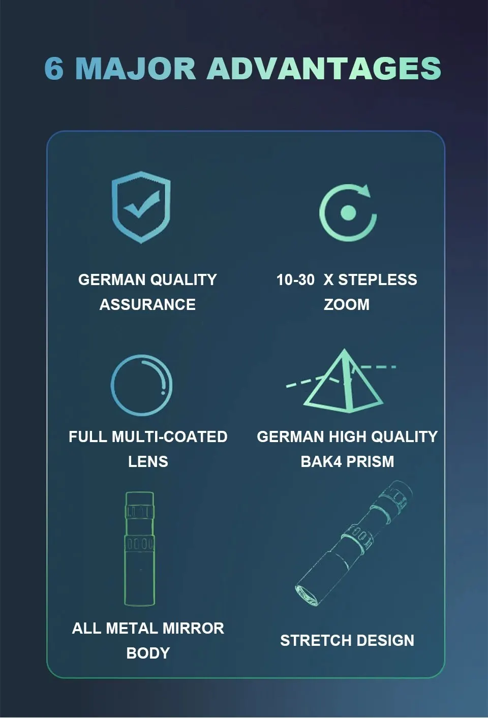 Teleskop z zoomem 10-300x40 HD Przenośna, mocna lornetka Profesjonalny monokular dalekiego zasięgu Niski noktowizor do polowań 9 S5c63fb44c6f542c58eb0313c08c8811cz Teleskop z zoomem 10-300x40 HD Przenośna, mocna lornetka Profesjonalny monokular dalekiego zasięgu Niski noktowizor do polowań