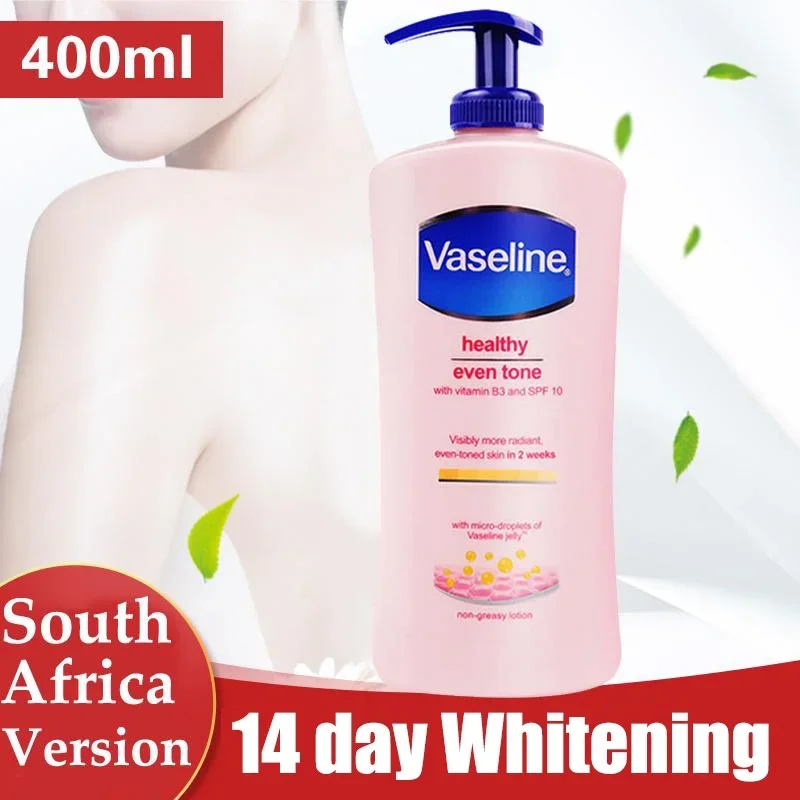 

400ML Vaseline Nicotinamide Whitening Body Lotion Skin Care Healthy White Cream Lightening Lasting Fragrance Bleaching Cream