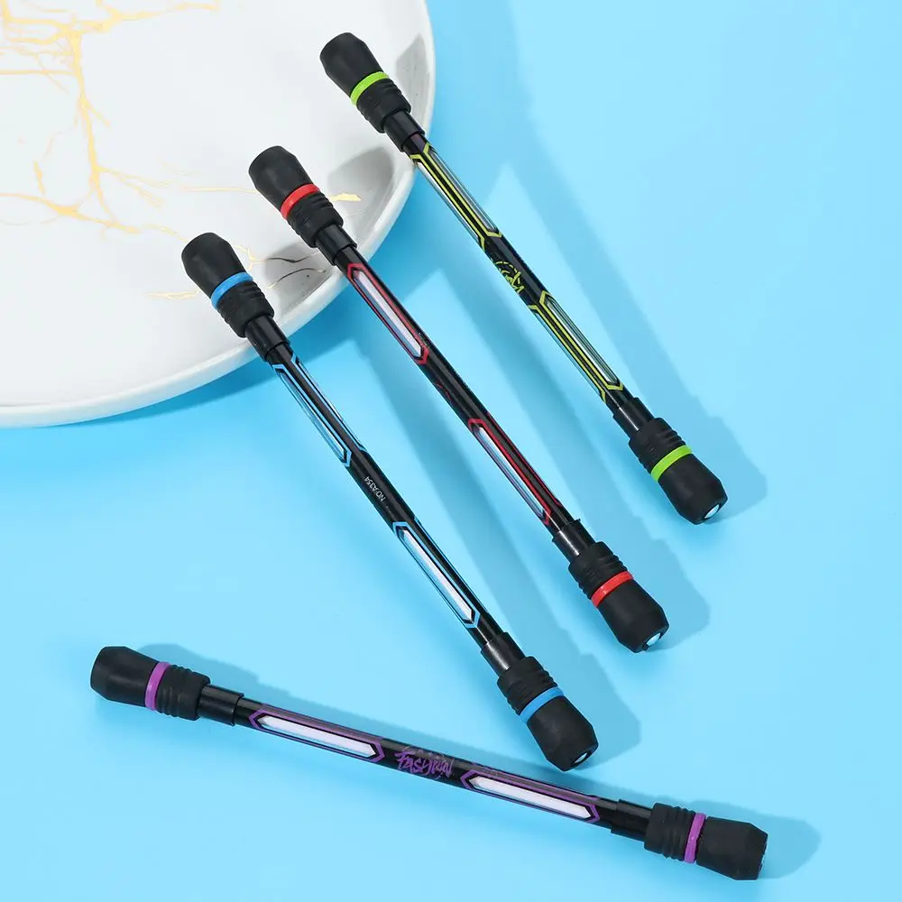 Creative Spiner Pen Stress Reliever Anti-slip Hand Spinner Stress Toy Antistress Adult Kids Writing Tools Office Supplies spinning pen toy