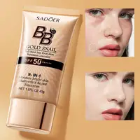 40g Gold Snail Sunscreen BB Cream Protector Facial Sun Block SPF50 BB Cream Isolation Lotion Concealer Facial Moisturizer 1