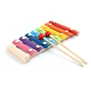Wooden 8 Tones Multicolor Xylophone Wood Musical Instrument Toys For Baby Kids Wood Musical Instrument Toys Accessories 3