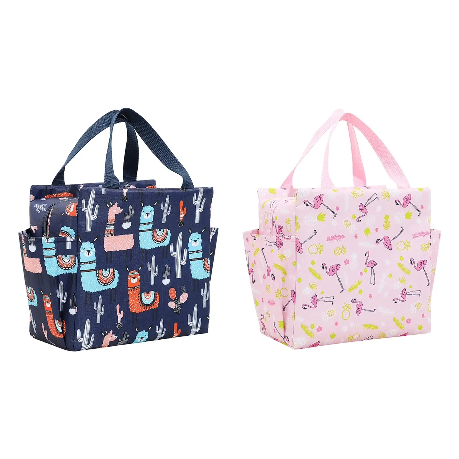 

Thermal Lunch Bag Meal Tote Reusable Food Handbags Case Insulated Bag Lunch Box Bag for Travel School Beach Outdoor Picnic