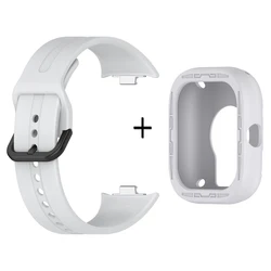 High-Quality Soft Silicone Wristband with Decorative Case for Redmi Watch 5 (2 coconut grey)