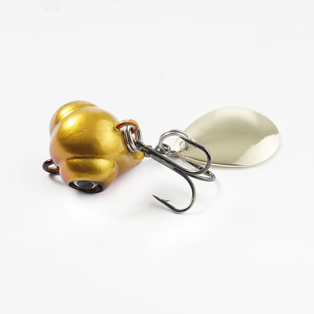 Neue Ankunft Metall Mini VIBE Mit Löffel Angeln Locken 5g 10g Angelgerät Pin Crankbait Vibration Spinner Sinking angeln Köder – Detail 8