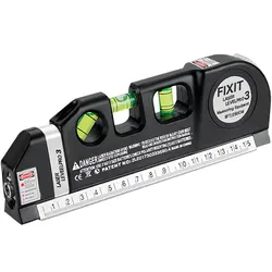 Règle horizontale de mesure du niveau Laser, modèles d'accessoires de produits électroniques Laser, Mini outils de niveau Laser 