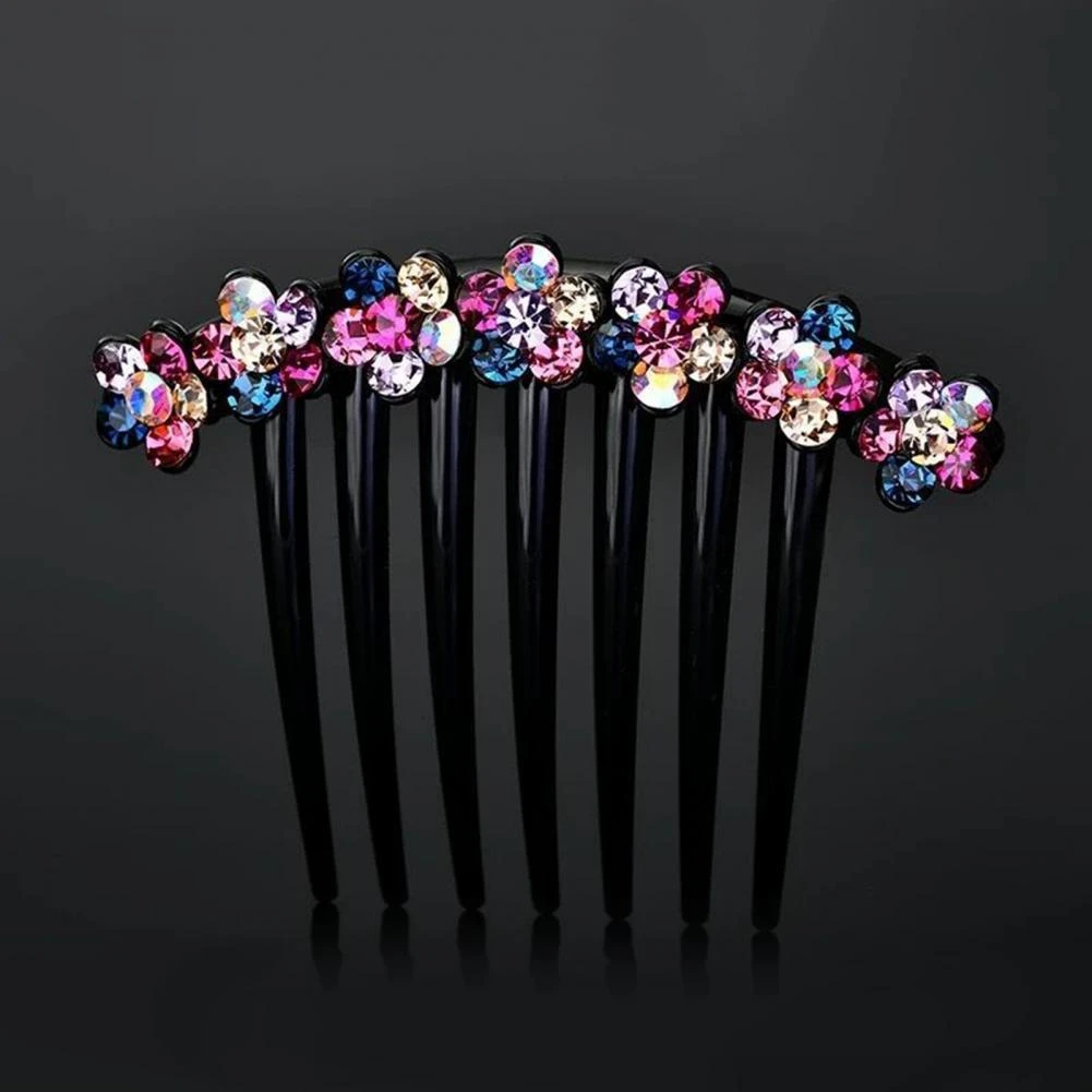 Hair Comb Unique Lightweight Tight Shining Flower Decor Bridal Hair Comb  Styling Tool Hair Fork Hair Stick| | - AliExpress