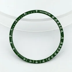Premium Flat Aluminum Watch Bezel Insert - Precision - Crafted Replacement Part (Green)