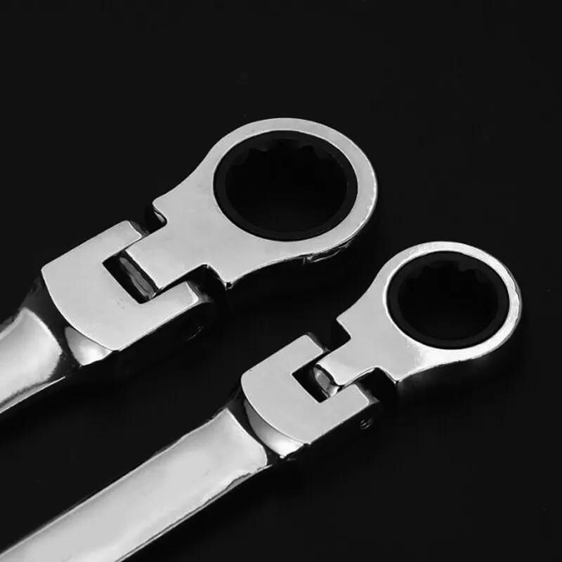 Automatic Fast Labor-Saving Dual-Use Open-Ended Universal 72-Tooth Ratchet Wrench Movable Head Open Plummer