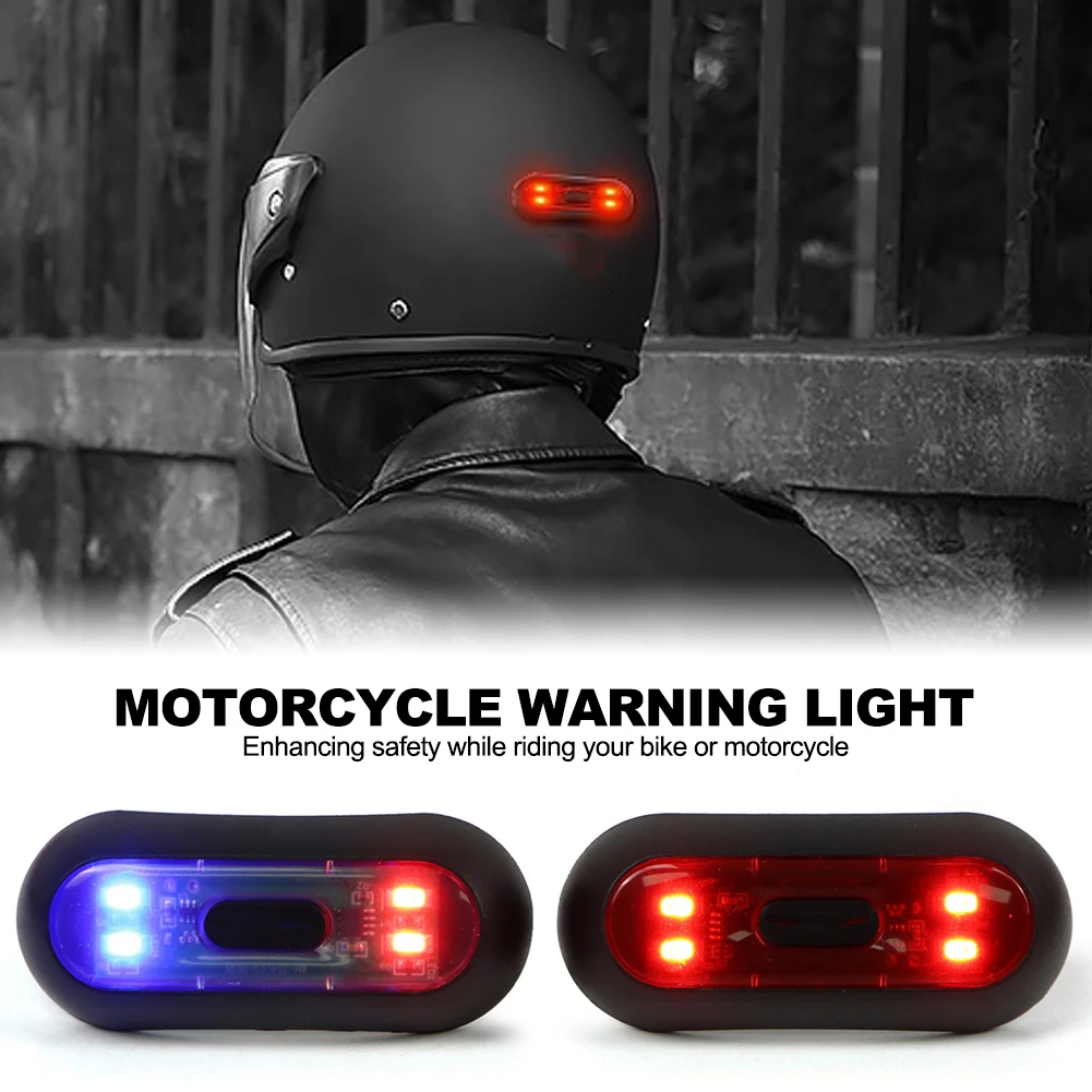 Zaino per la scuola con luce lampeggiante a LED, 2 pezzi, catarifrangenti, per bambini, con luce colorata, ricaricabile tramite USB, luce di sicurezza, riflettore, per jogging, escursionismo, corsa