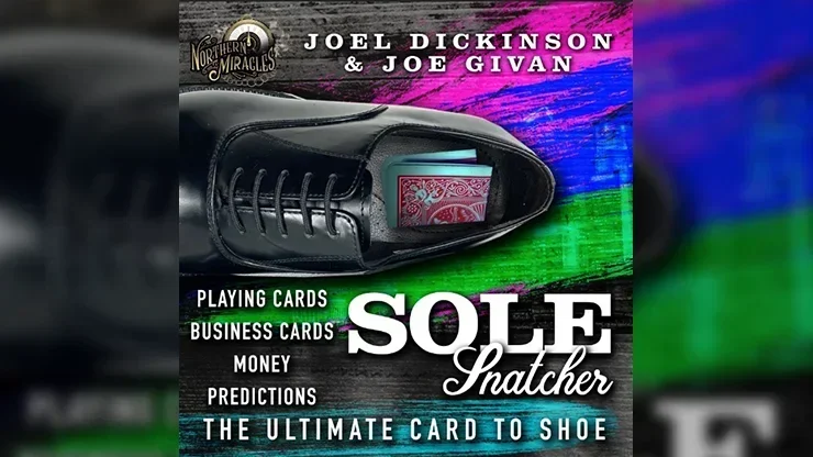 

SOLE SNATCHER (шармики и онлайн-инструкции) от джэля Дикинсона карточка Волшебные трюки террасы уличный артист иллюзии мализм