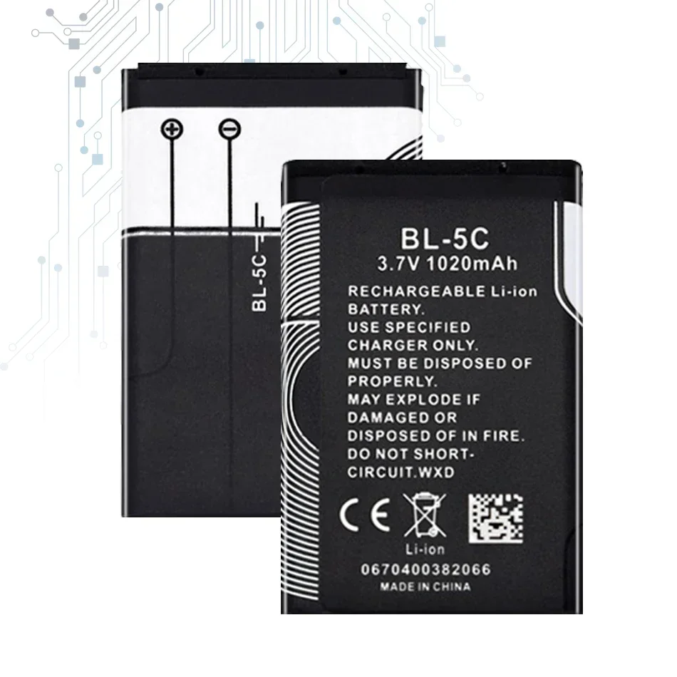 Batteria Per Cellulare 1000Mah Bl-5Cv Bl-5C Per Vertu Ascent 2010 / Signature S Design/Per Vertu X