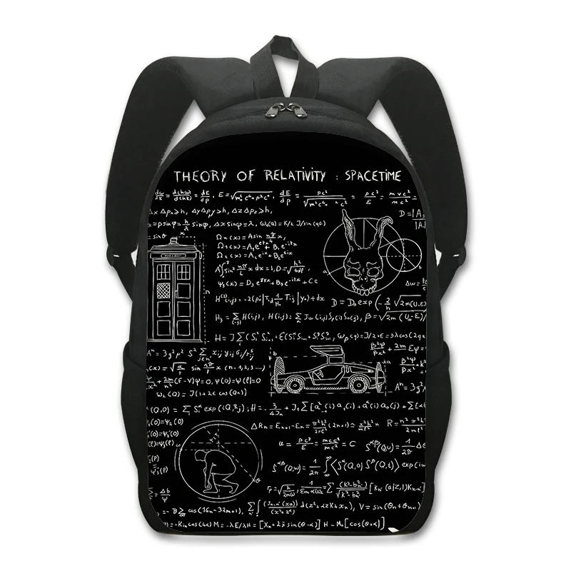 

Забавные рюкзаки с математической формулой, научным юмором, геометрический альгебра, детские школьные ранцы для подростков, рюкзак, Студенческая сумка для книг