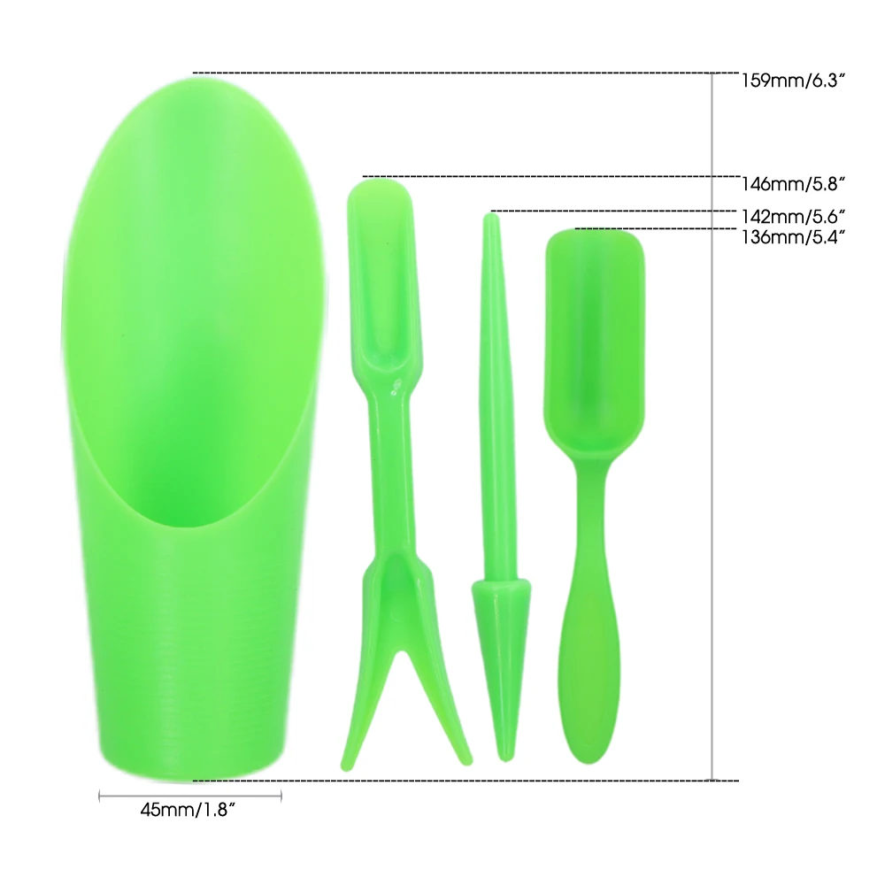 1Set garden planter tool kit sowing shovel scoop bucket spoon succulents seedlings cultivation