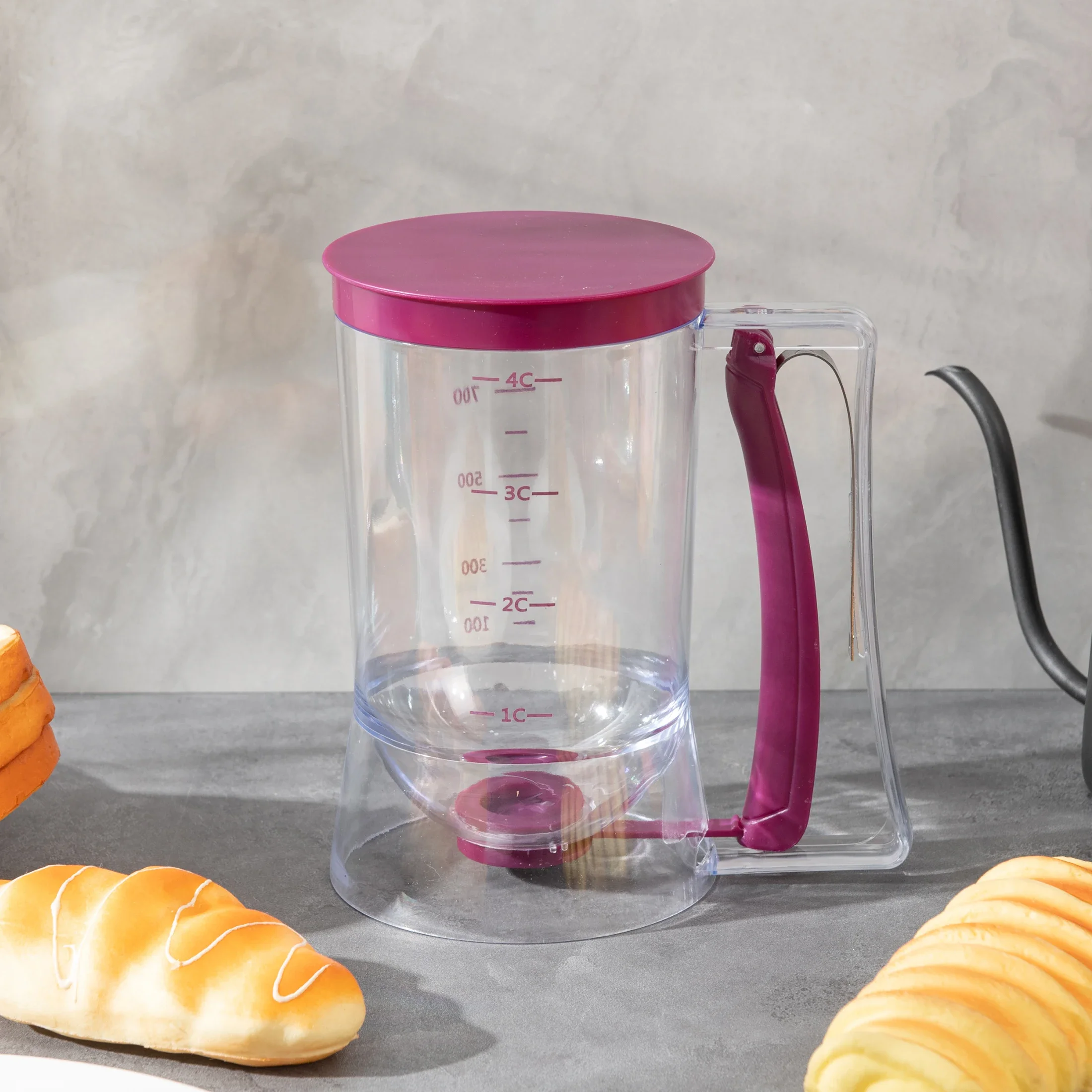 separator cup cake batter box packaging minimalist handheld 1PC