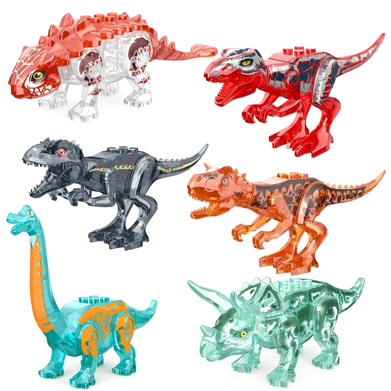 Jurassic Dinosaur Building Blocks Toys Park Compatibile Major Brand Gifts Simulazione Animal T-Rex Raptor Ankylosaur Diamond