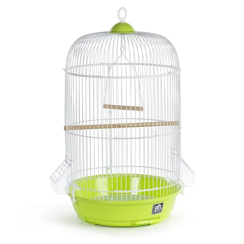 

Prevue Hendryx SP31999G Classic Round Bird Cage, Green,1/2"…