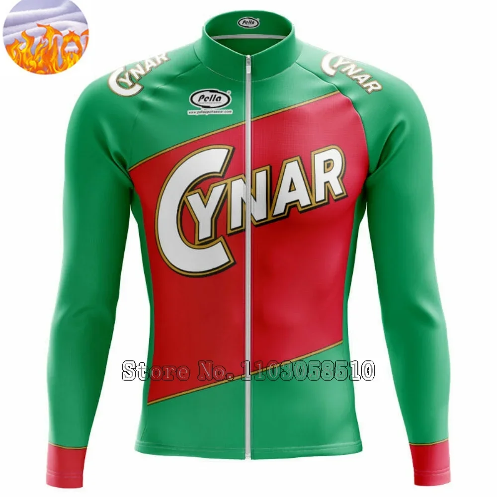 펠라 남성 사이클 자켓 아웃도어 방풍 보온 플리스 로드 바이크 저지 MTB 자..
