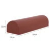 Bolster Pillow Half Moon Pillow PU Leather Support for Foot Lower Back Legs 6