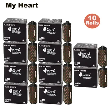 1-10 Rotoli Sweetheart Film My Heart 400 Pellicola in bianco e nero 135 Negativi 27Exp Rotoli per Kodak Film Camera M35/M38/H35 Pellicola