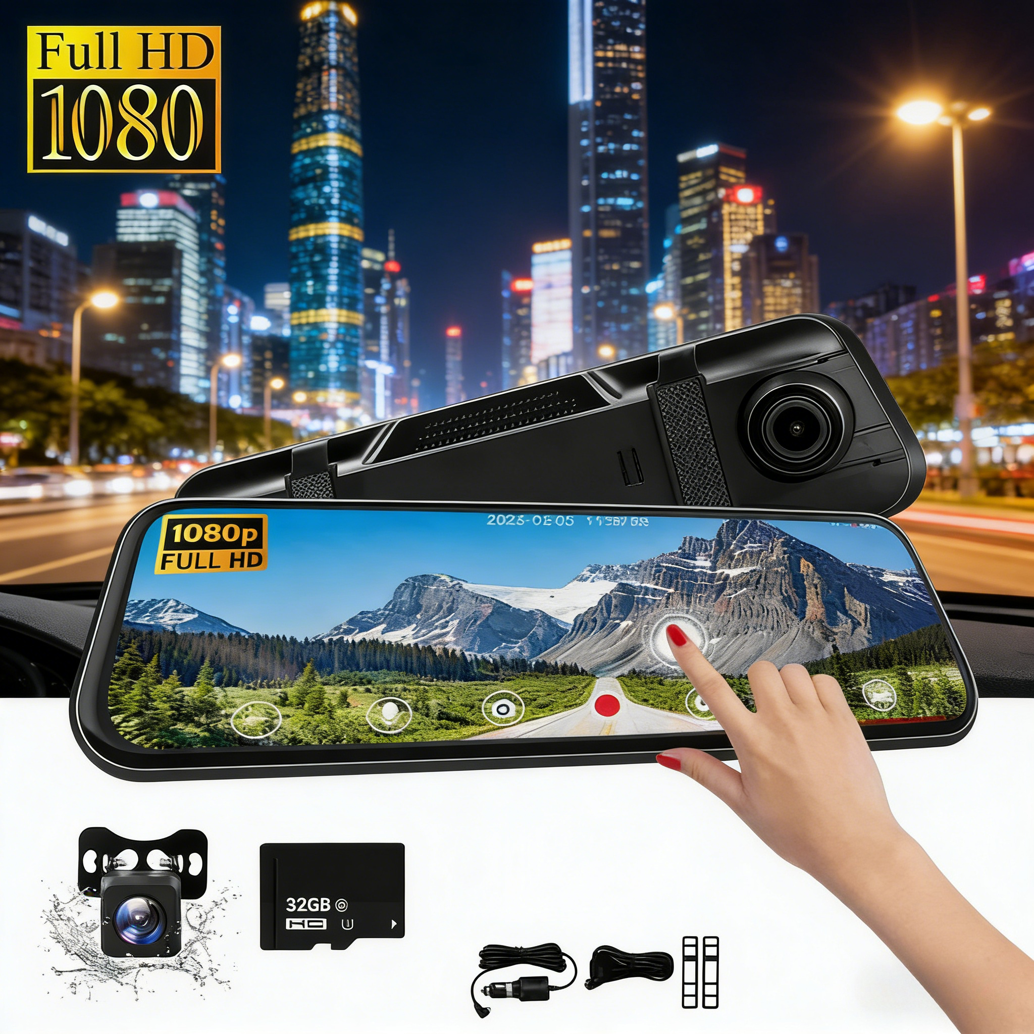Rearview Mirror Camera – High Definition and Night Vision!!