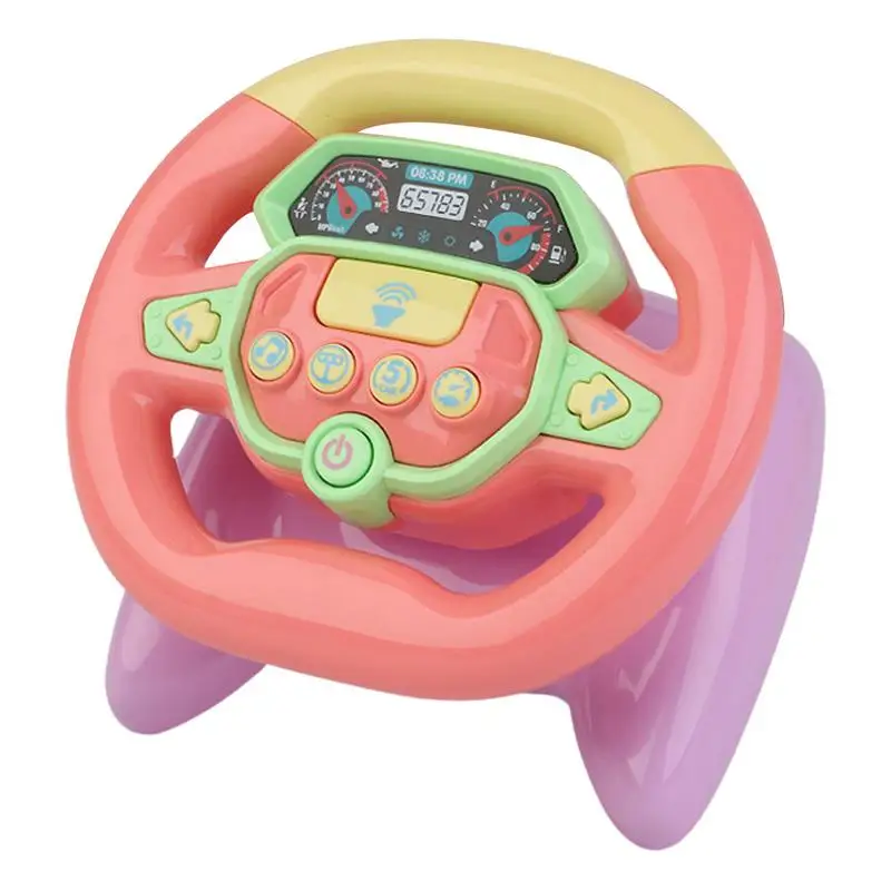 SimulationSteeringWheelDrivingSteeringWheelToyWithLightAnd