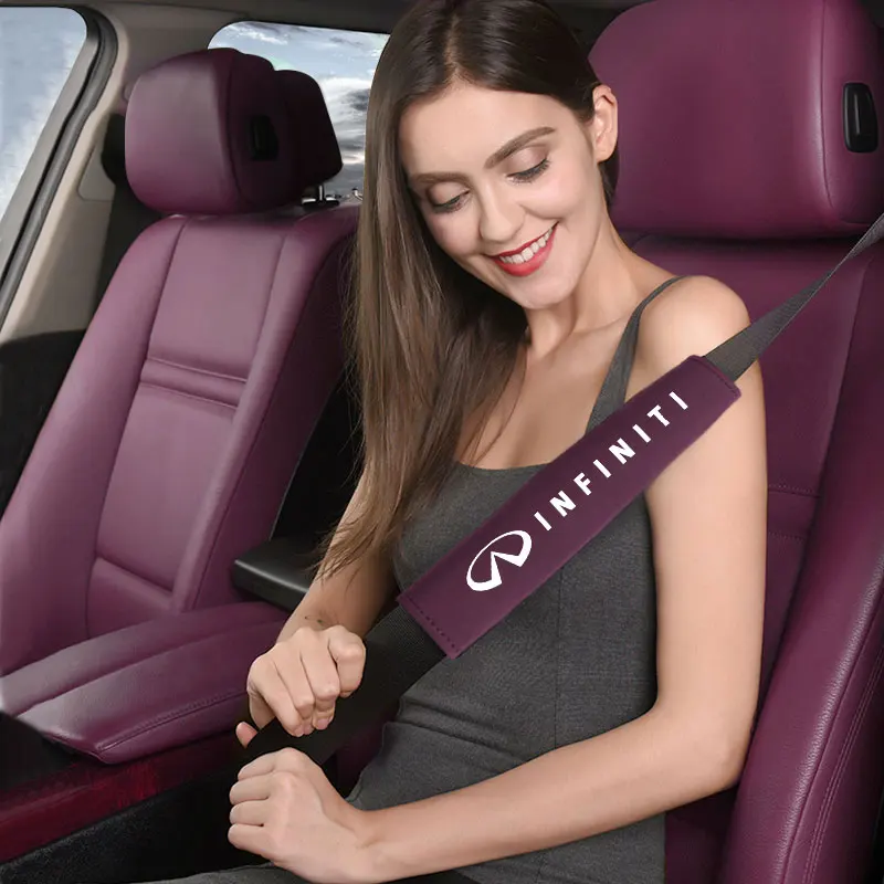 Automobile Practical Safety Belt Shoulder Pad For Infiniti FX35 Q50 Q30 ESQ QX50 QX60 QX70 EX JX35 G35 G37 EX3 Accessories
