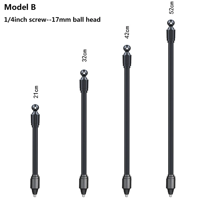 Flexible Arm Monopod Selfie Stick Rod Mount Holder Stands for Mobile Phones for Gopro Hero DJI OSMO Insta 360 Cameras Tripod