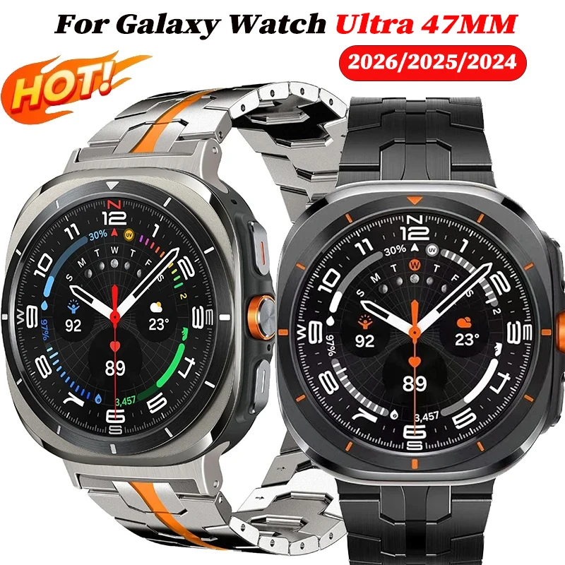 Luxury Titanium Metal Band for Men - Premium Watch Bracelet Strap