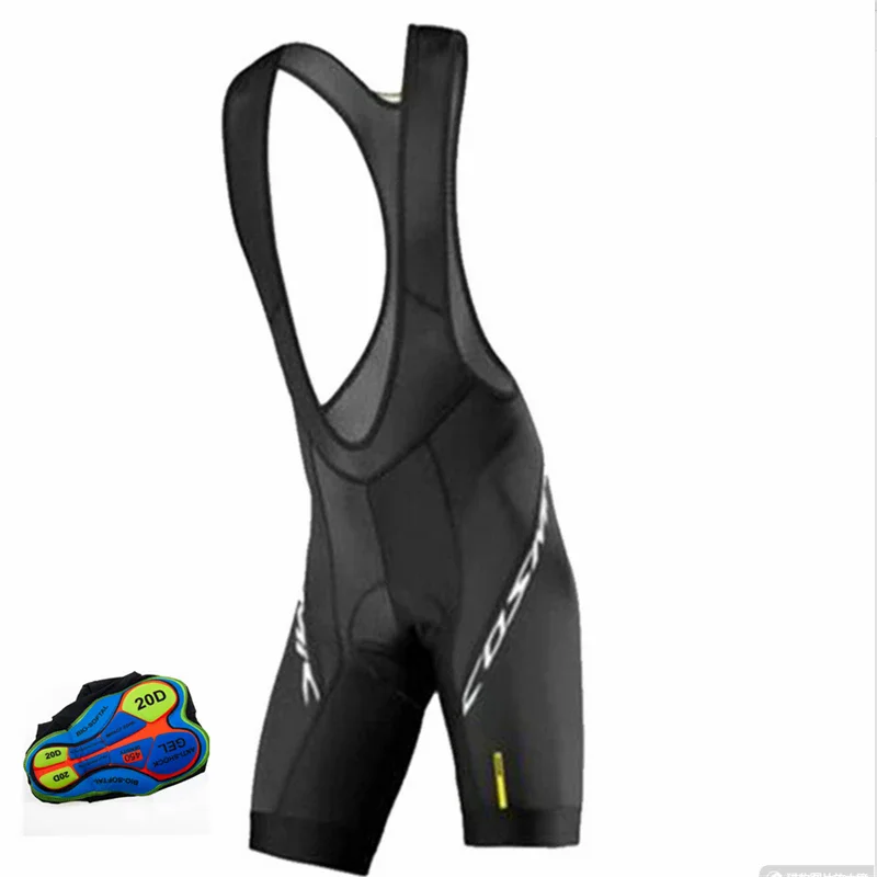 Cycling Bib Shorts Men Summer 20D Padded MTB Road Bicycle Middle-distance Riding