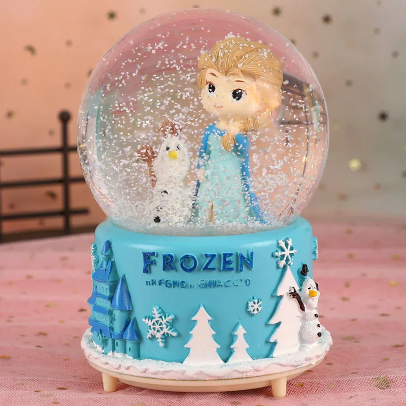 Frozen Elsa Anna Crystal Ball Unicorn 