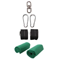 Swing Attachment Holds Attachment Swing Suspension Strap Kit With 2 Carabiners And D-Rings With 2 Tree Protection Pads 1