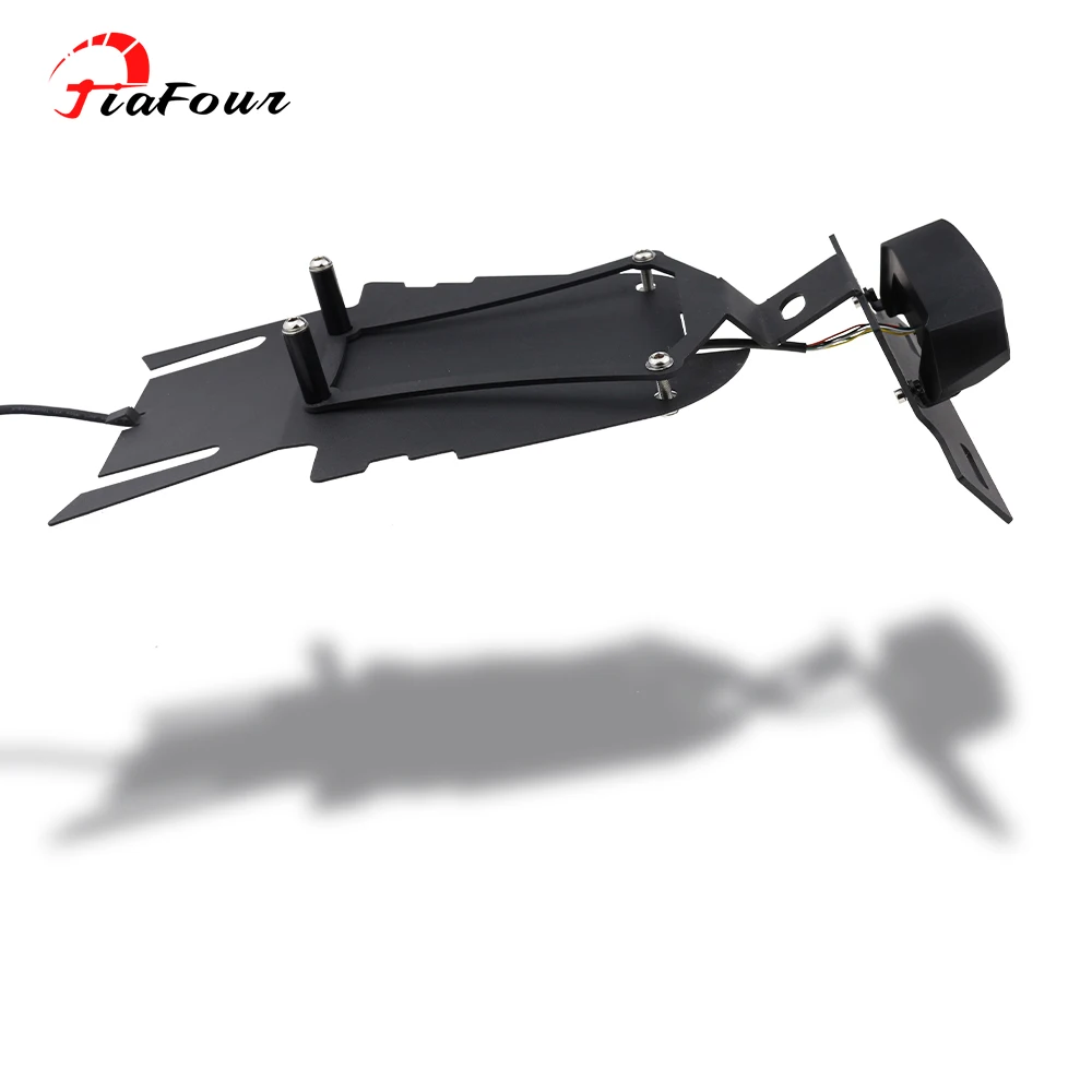 번호판 홀더 테일 라이트 방향 지시등 브래킷 깔끔한 펜더 제거기 XSR 700 XSR700 2016-2024 적합