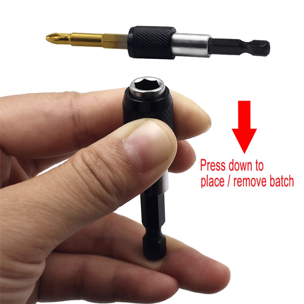 Barra Di Prolunga Per Cacciavite Magnetico - 60mm, Sgancio Rapido, Per Trapano E Avvitatori - Foto 7