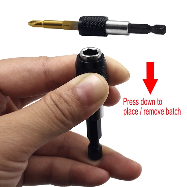 Barra Di Prolunga Per Cacciavite Magnetico - 60mm, Sgancio Rapido, Per Trapano E Avvitatori - Foto 10