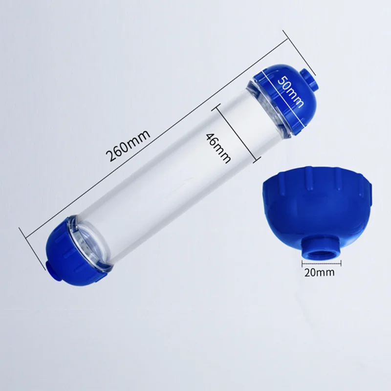 1PCS T33 WATER FILTER Cartridge Housing DIY T33 Shell Filter Bottle 2pcs Fittings Water Purifier For Reverse Osmosis System Ro Water Filter Cartridge