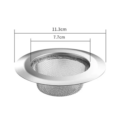 LINSBAYWU Stainless Steel Bathtub Hair Catcher Stopper Shower Drain Hole Filter Trap Kitchen Metal Sink Strainer Floor Drain